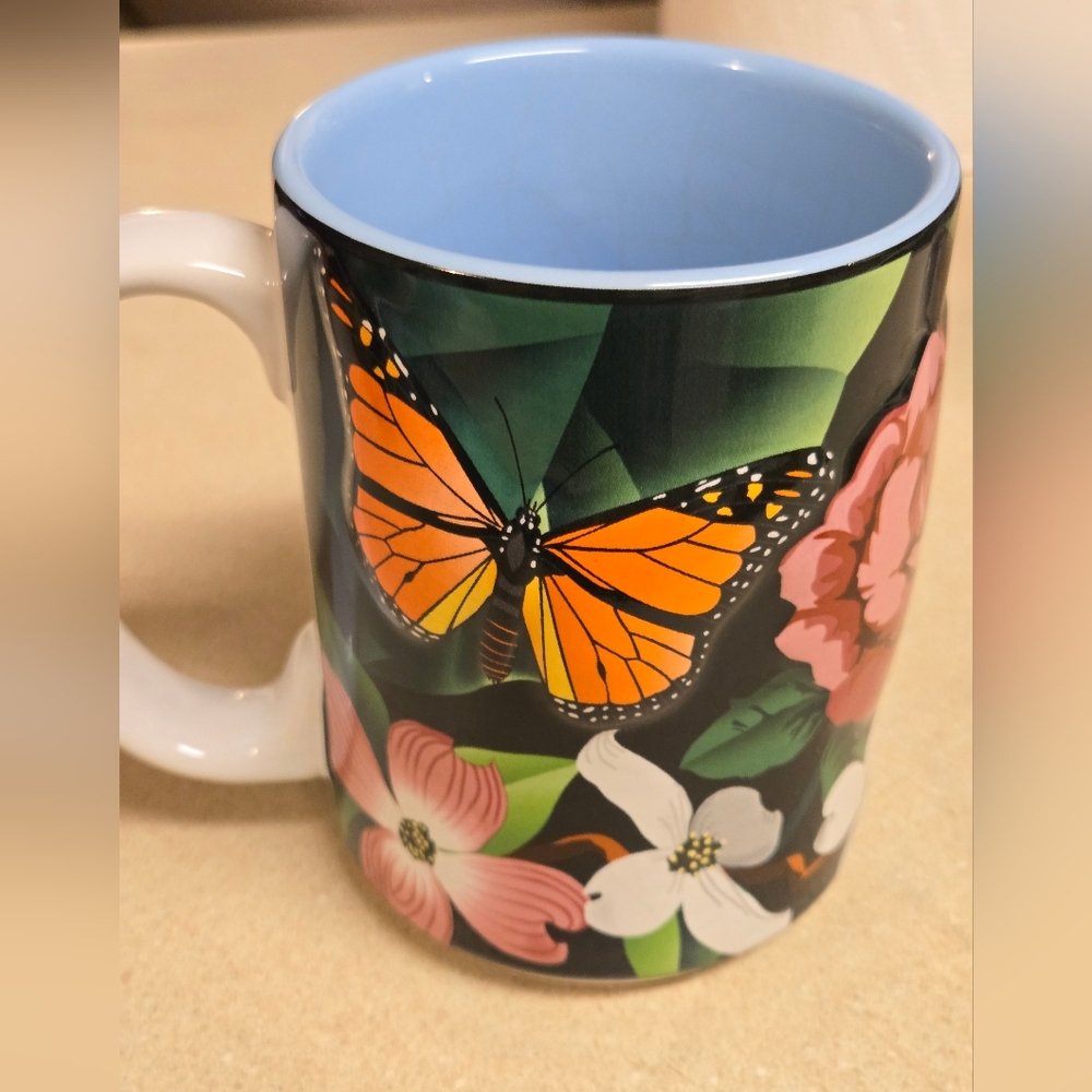 Dollywood theme park butterfly coffee mug